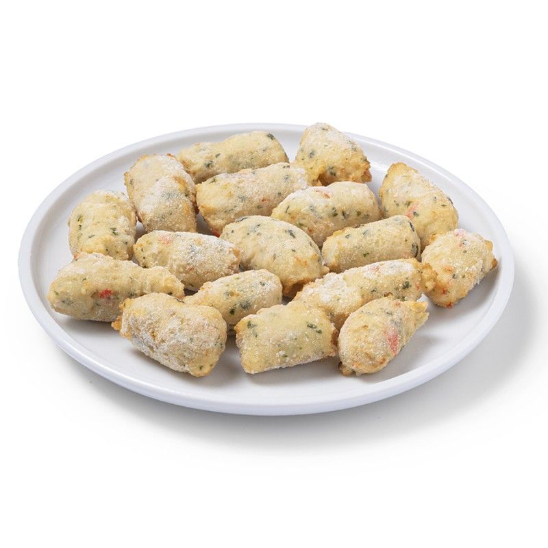 Bocaditos de merluza y gambas