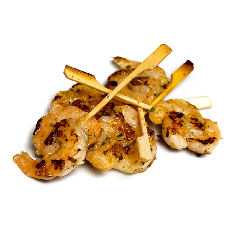 Piruletas langostino